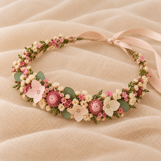 CORONA DE FLORES • Ramo de novia