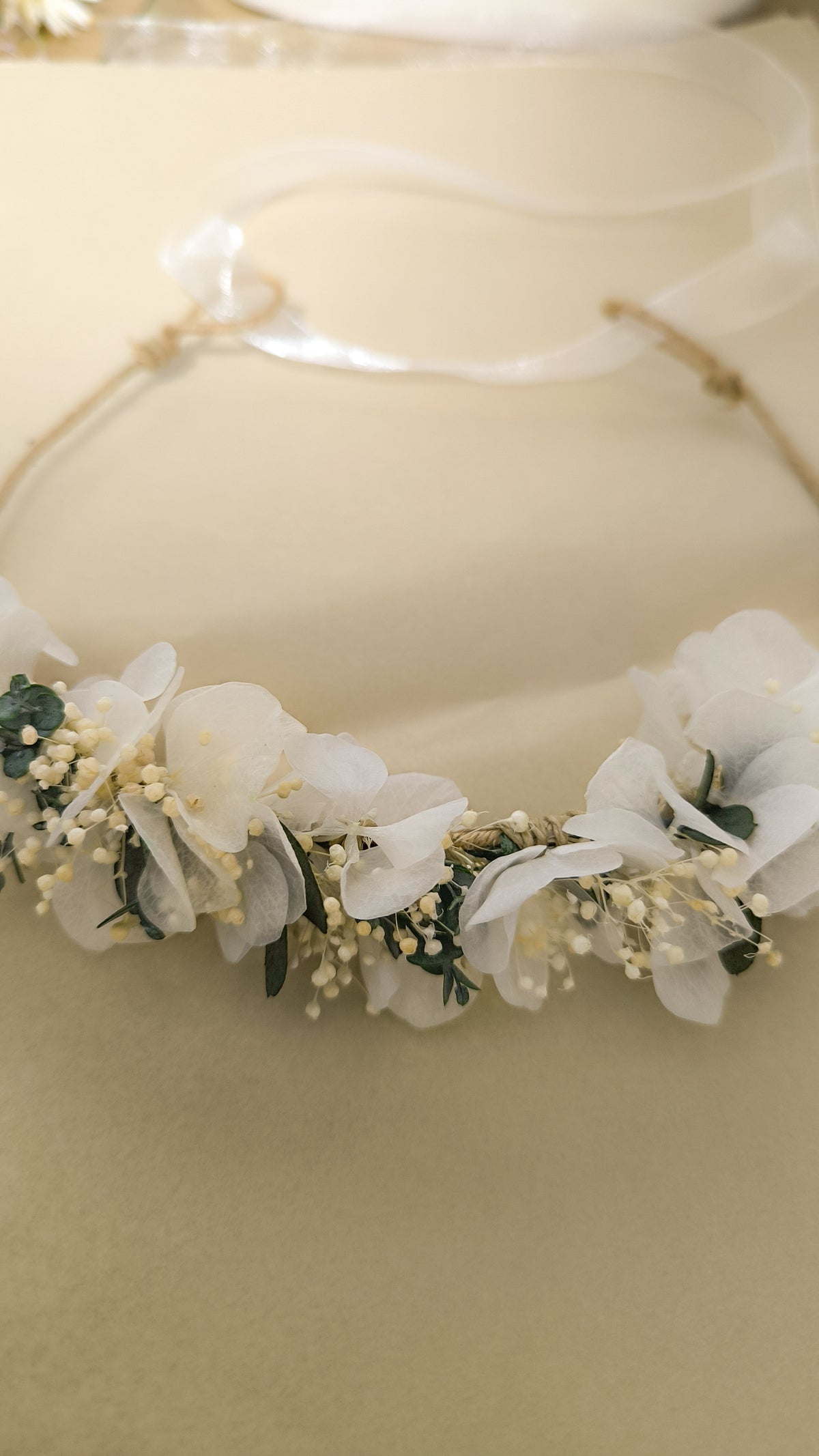 CORONA DE FLORES • Ramo de novia