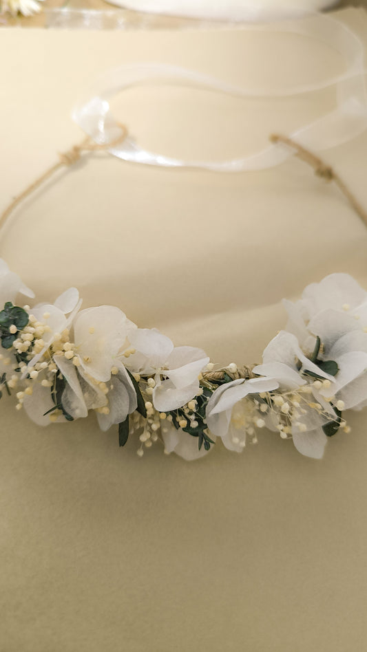 CORONA DE FLORES • Ramo de novia